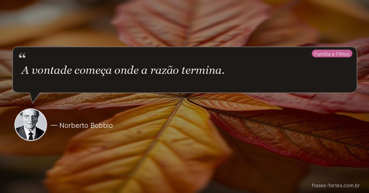 Frase de Norberto Bobbio