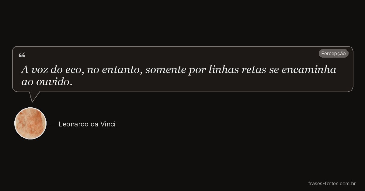 Frase de Leonardo da Vinci