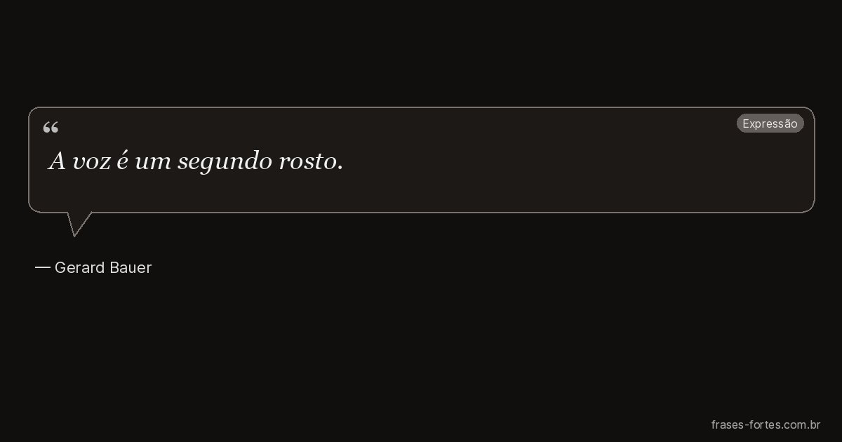 Frase de Gerard Bauer
