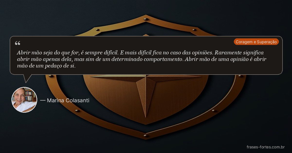 Frase de Marina Colasanti