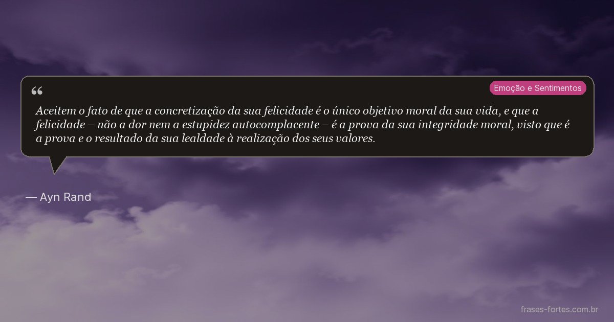 Frase de Ayn Rand