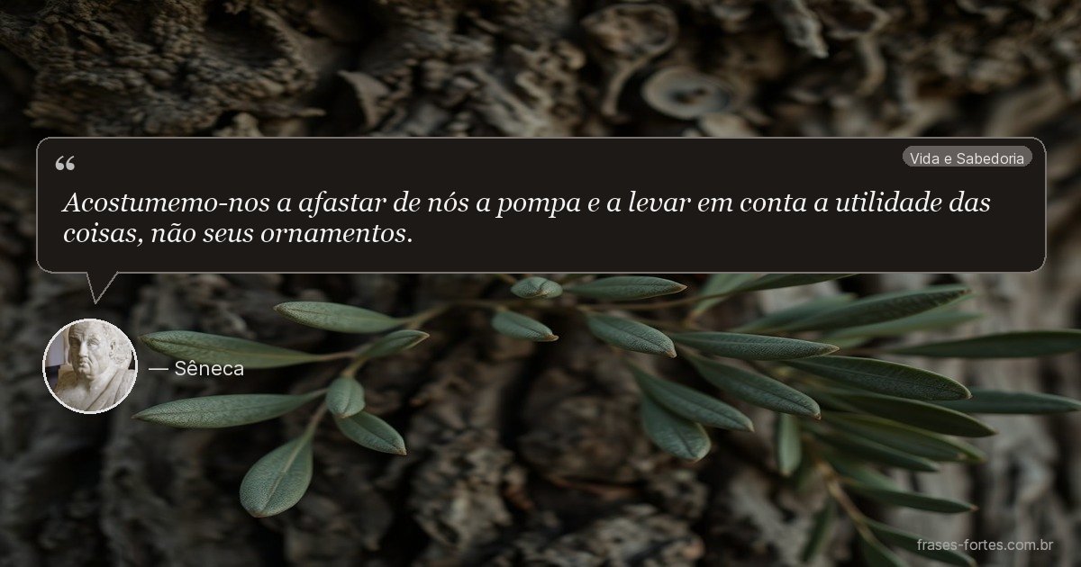 Frase de Sêneca