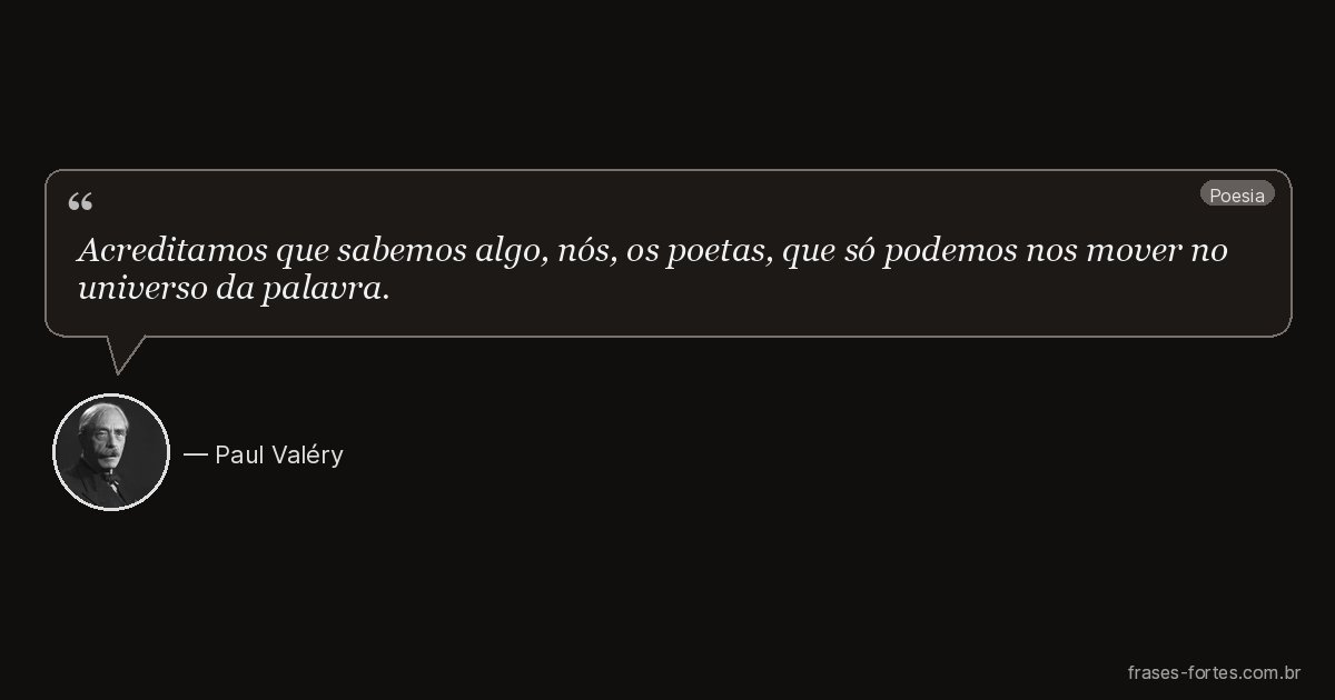 Frase de Paul Valéry