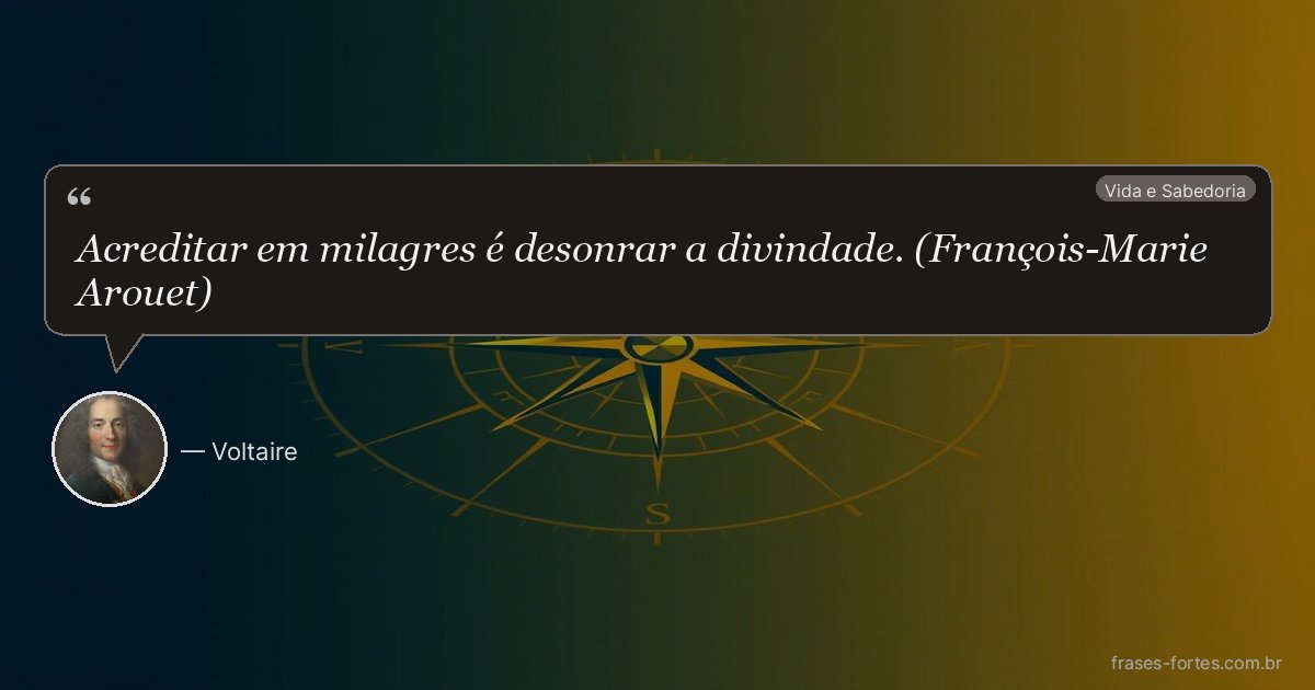 Frase de Voltaire