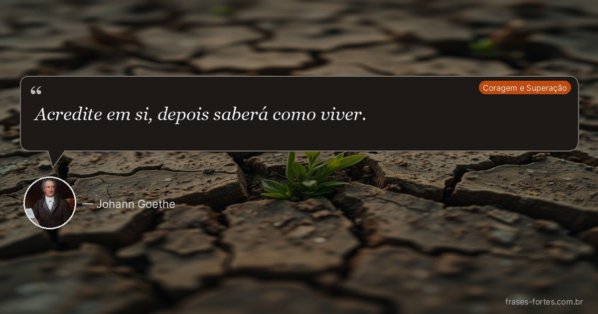 Frase de Johann Goethe