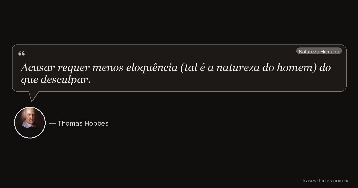 Frase de Thomas Hobbes