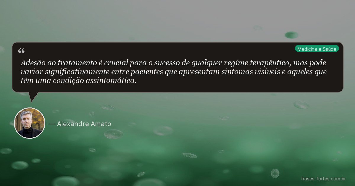 Frase de Alexandre Amato