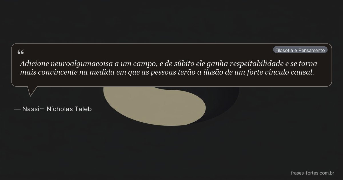 Frase de Nassim Nicholas Taleb