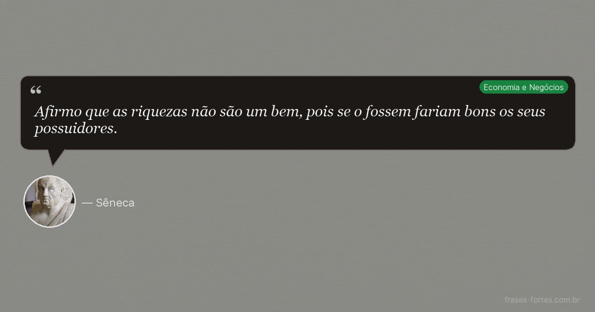 Frase de Sêneca