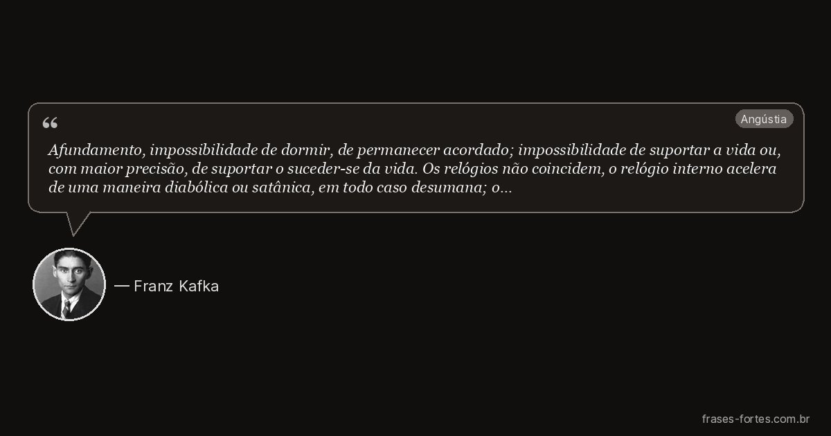 Frase de Franz Kafka