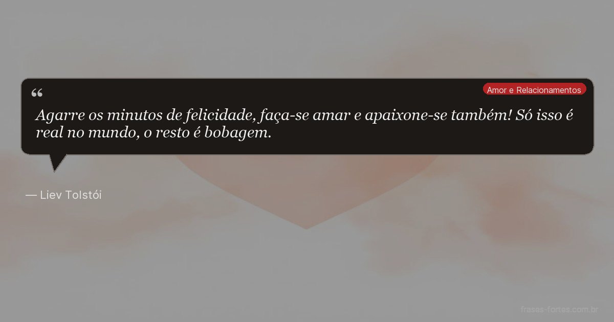 Frase de Liev Tolstói