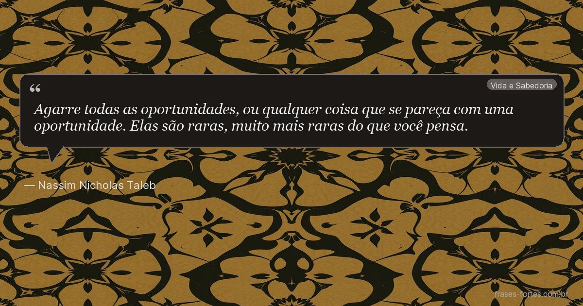 Frase de Nassim Nicholas Taleb