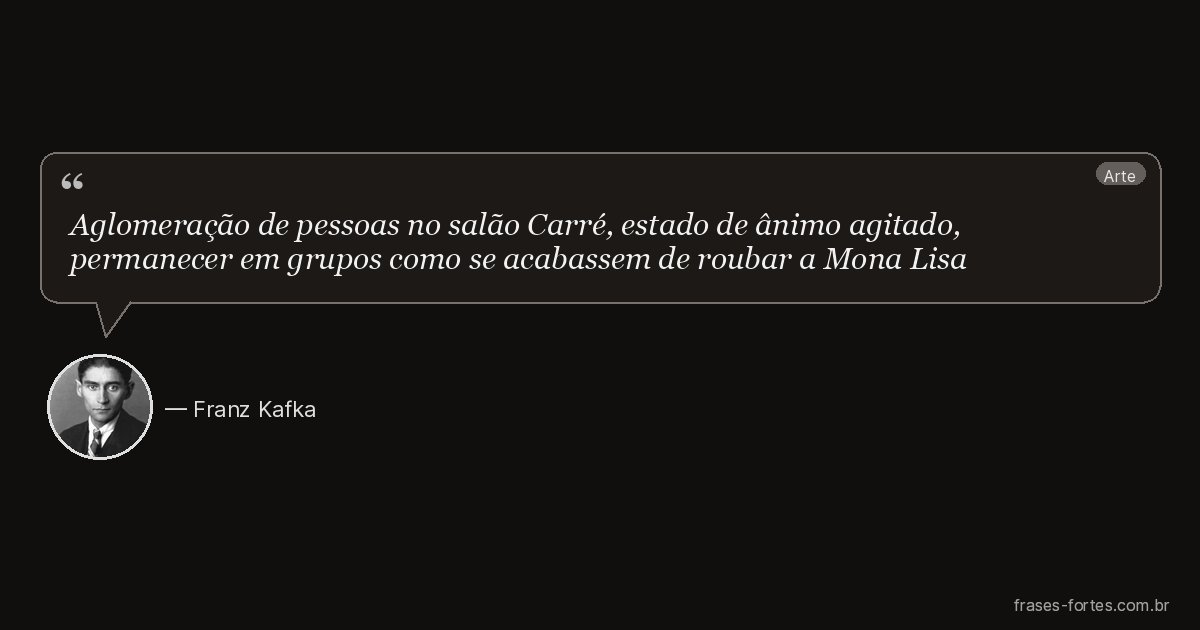 Frase de Franz Kafka