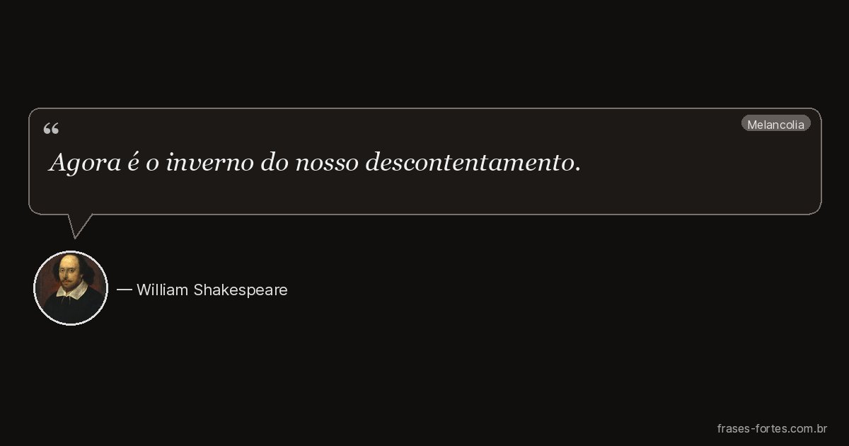 Frase de William Shakespeare