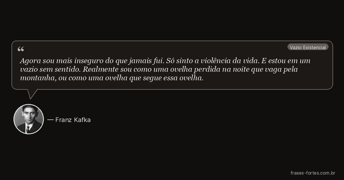 Frase de Franz Kafka