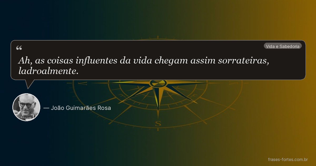 Frase de João Guimarães Rosa