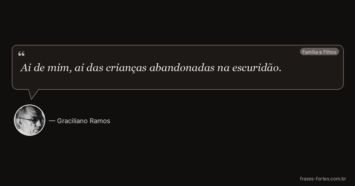 Frase de Graciliano Ramos
