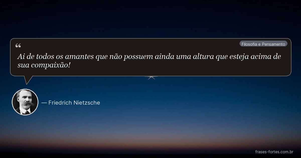 Frase de Friedrich Nietzsche