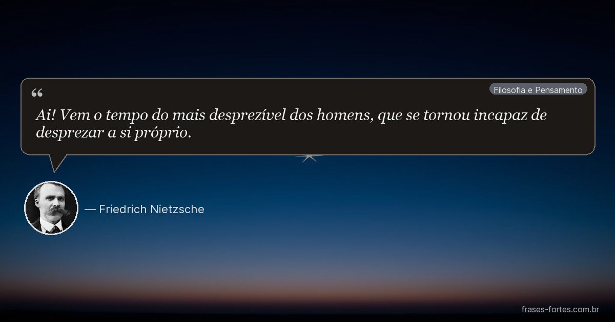 Frase de Friedrich Nietzsche
