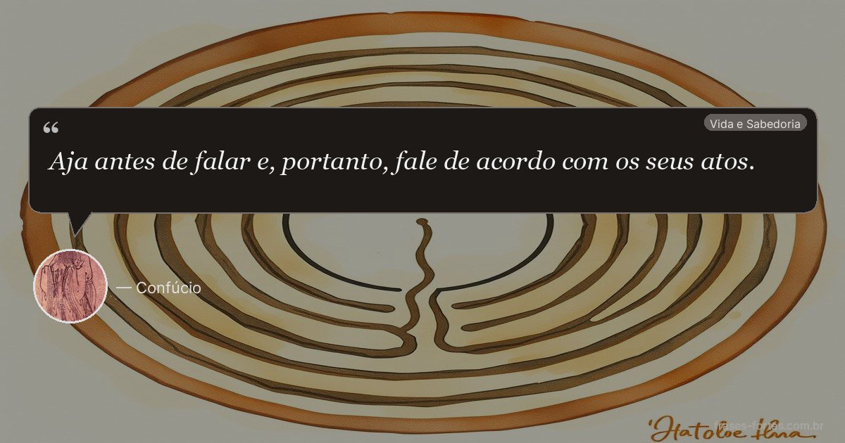 Frase de Confúcio