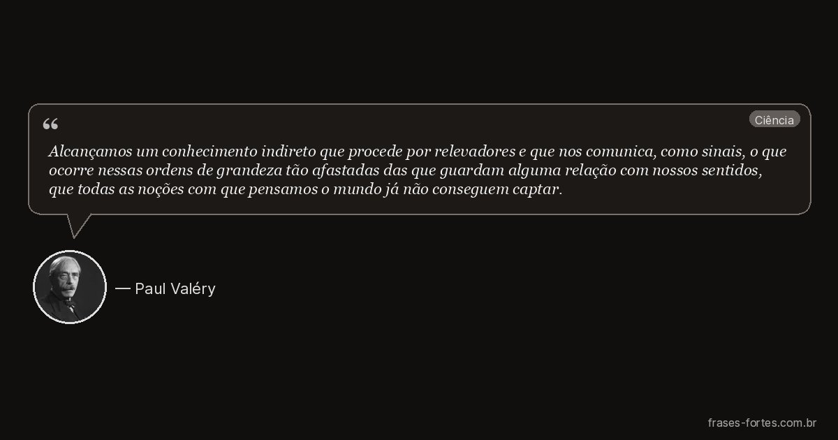Frase de Paul Valéry
