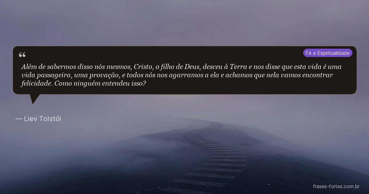 Frase de Liev Tolstói