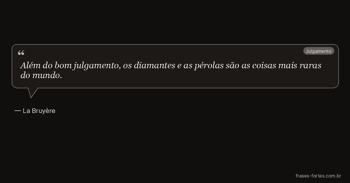 Frase de La Bruyère
