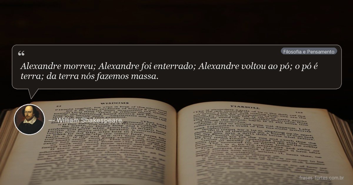 Frase de William Shakespeare