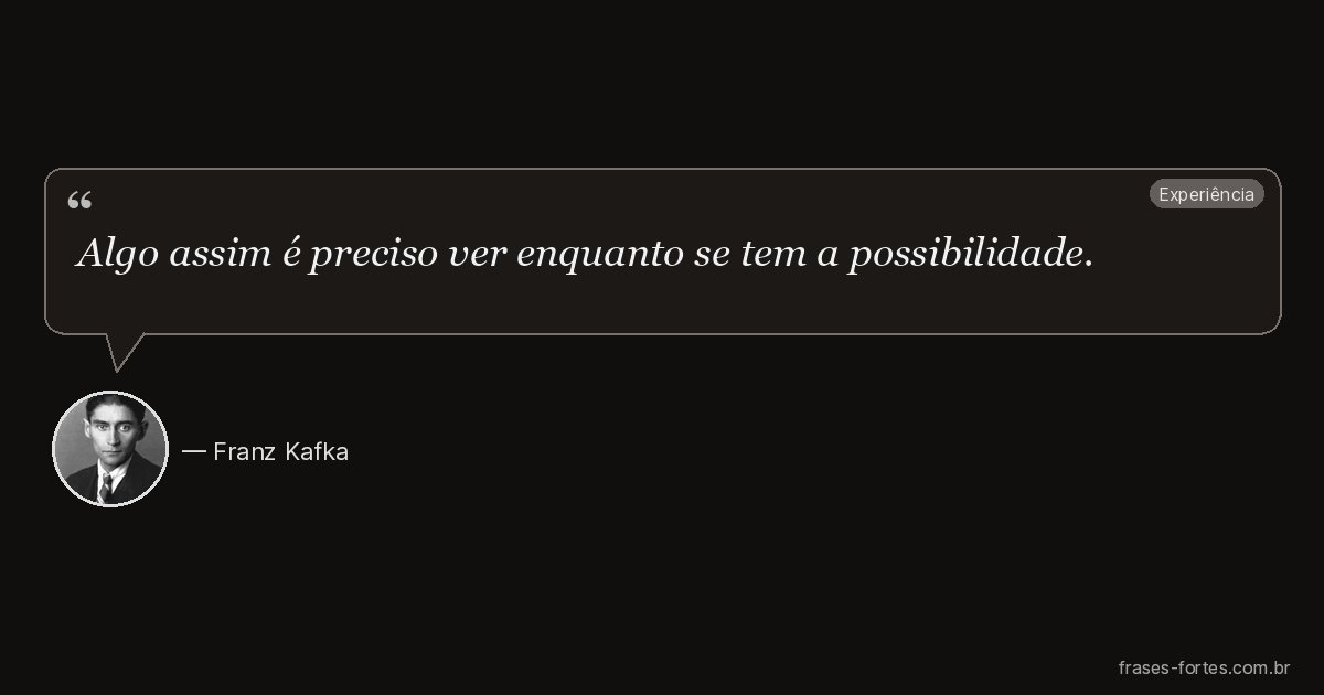 Frase de Franz Kafka