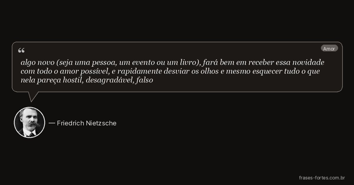 Frase de Friedrich Nietzsche