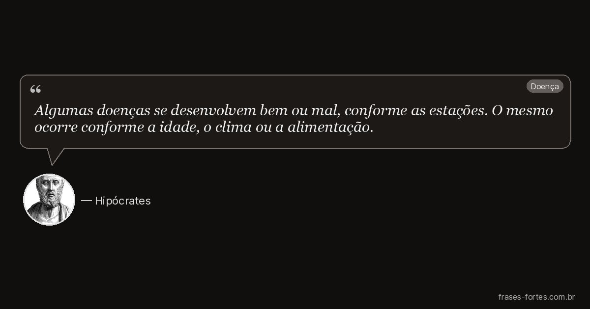 Frase de Hipócrates