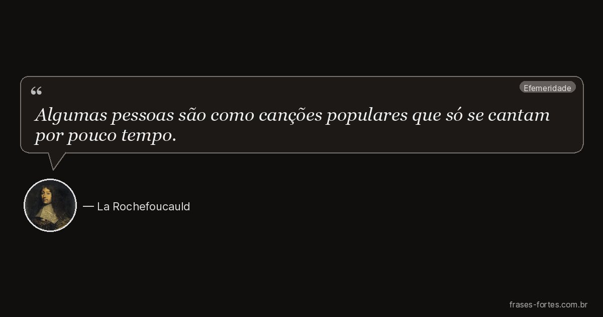 Frase de La Rochefoucauld