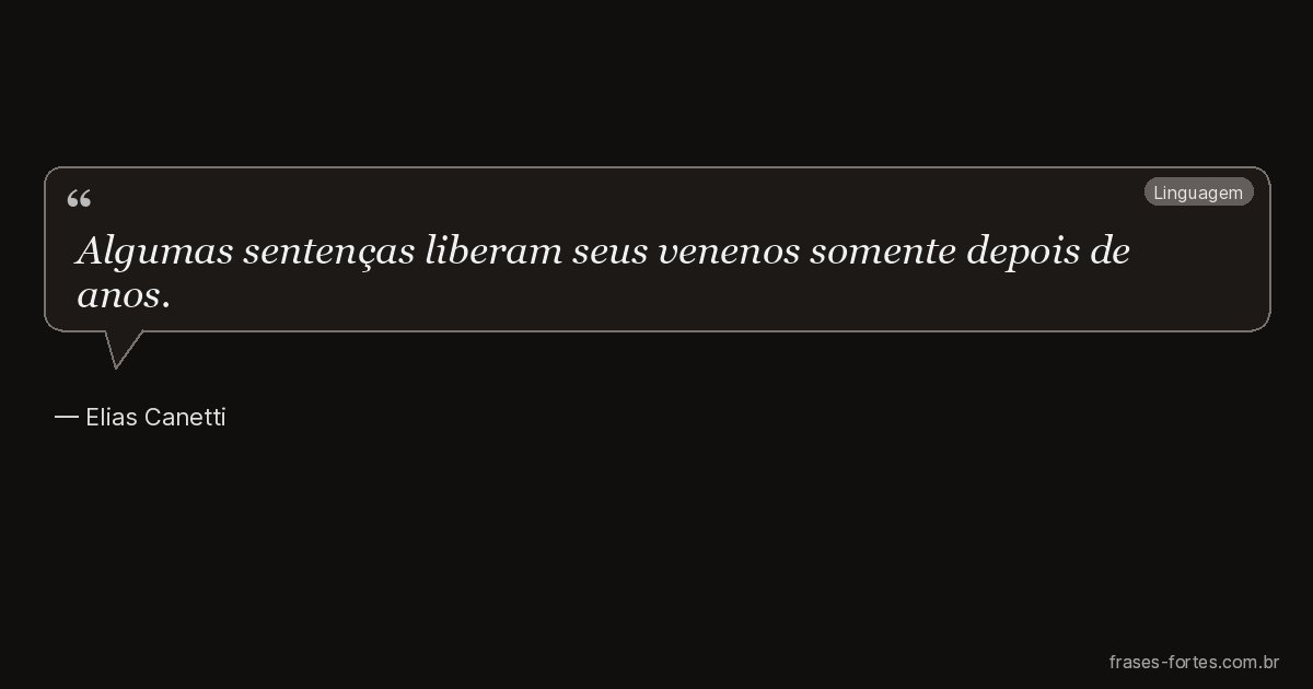 Frase de Elias Canetti