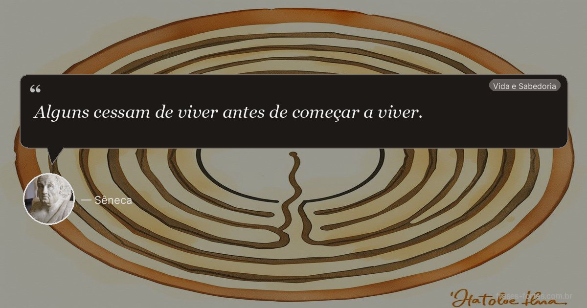 Frase de Sêneca