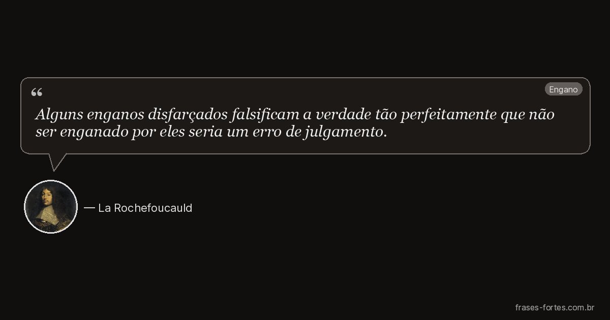 Frase de La Rochefoucauld