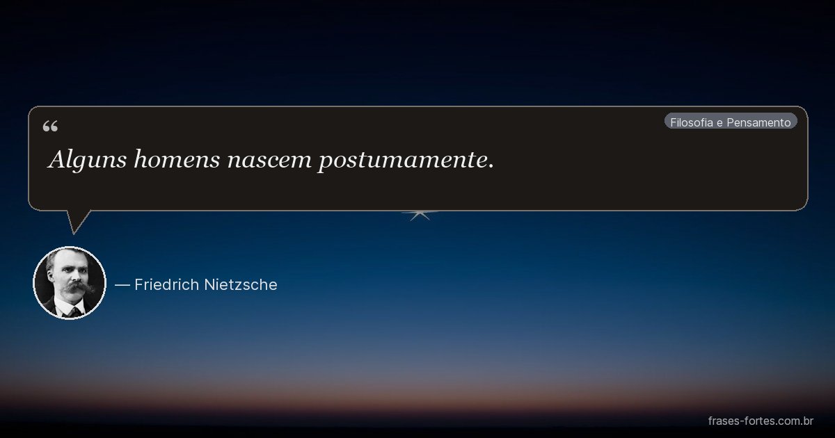 Frase de Friedrich Nietzsche