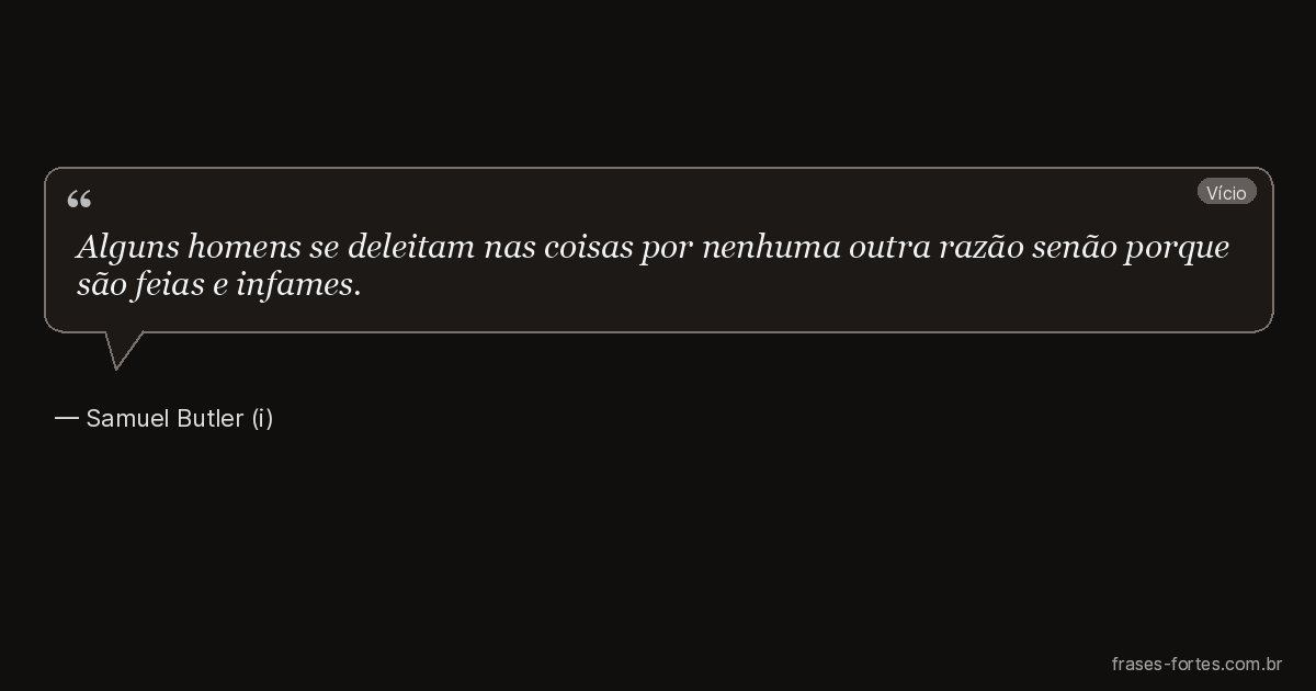 Frase de Samuel Butler (i)