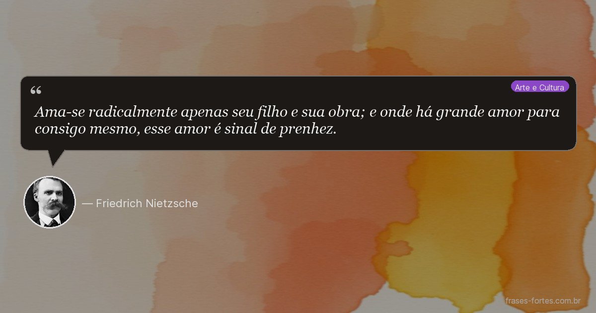 Frase de Friedrich Nietzsche