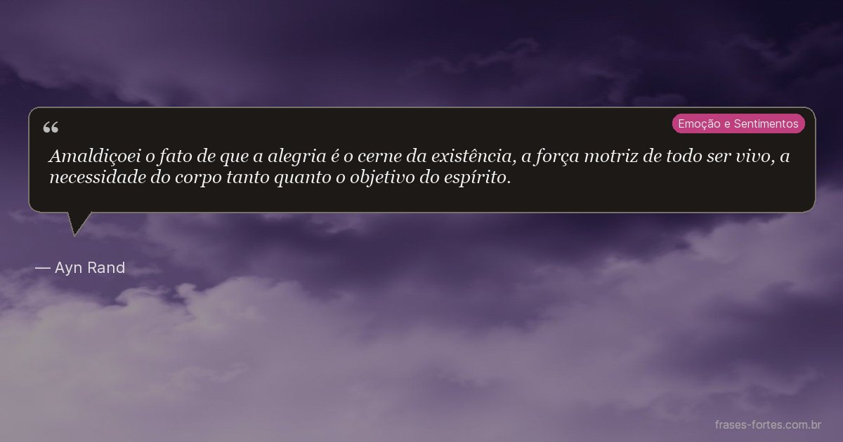 Frase de Ayn Rand