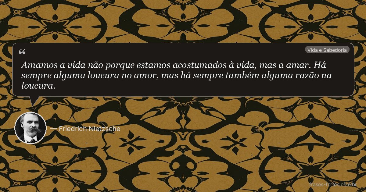 Frase de Friedrich Nietzsche
