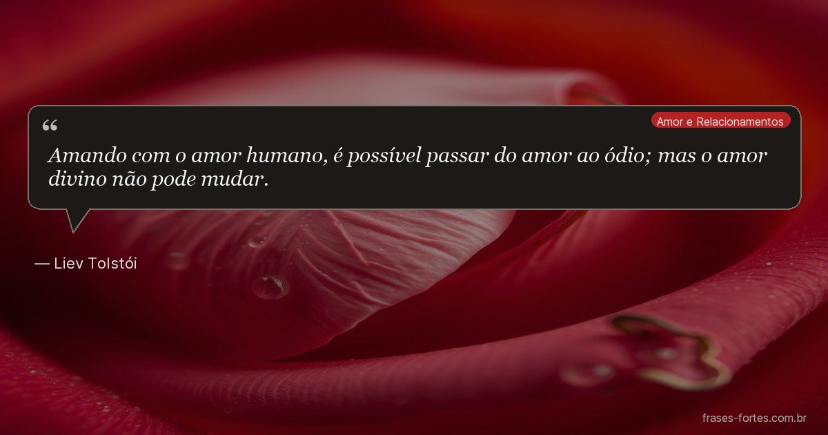 Frase de Liev Tolstói