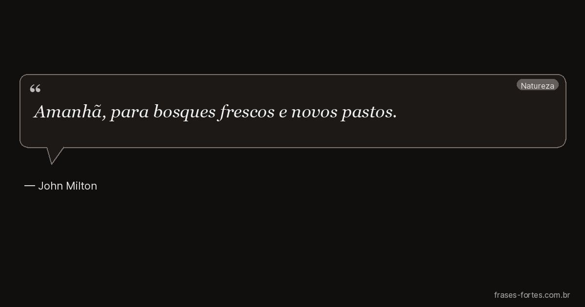 Frase de John Milton
