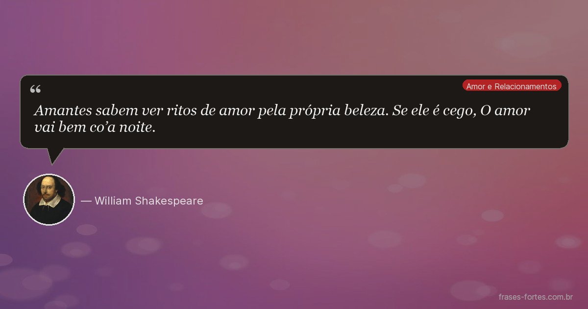 Frase de William Shakespeare
