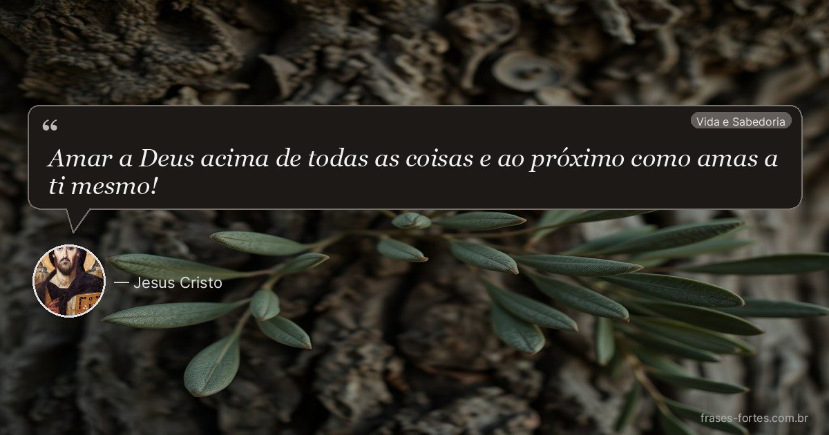 Frase de Jesus Cristo