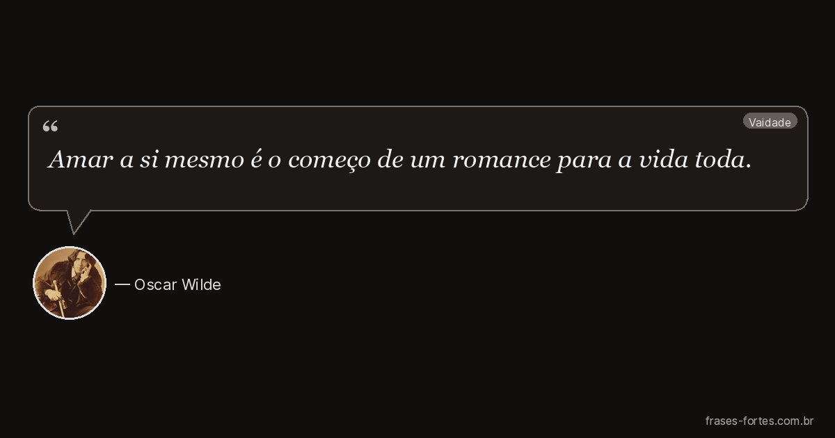 Frase de Oscar Wilde