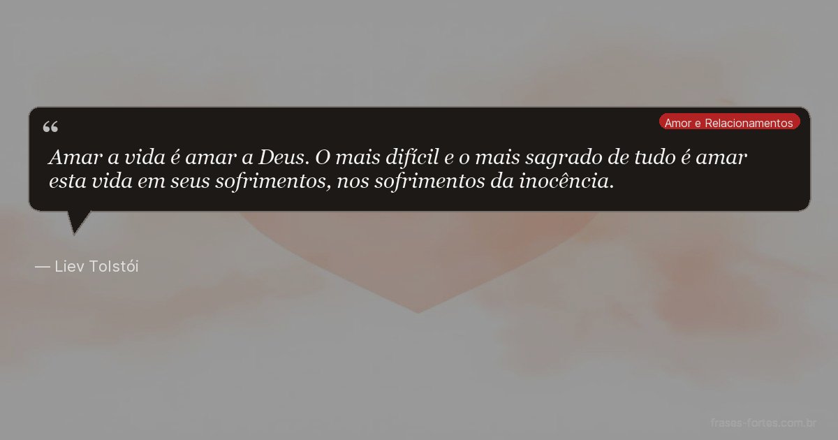 Frase de Liev Tolstói