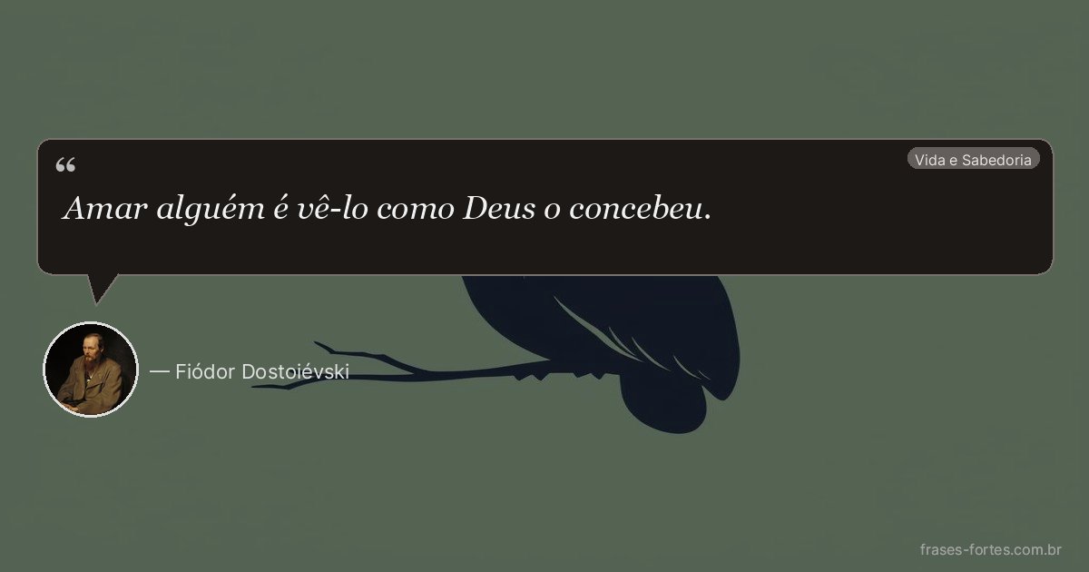 Frase de Fiódor Dostoiévski