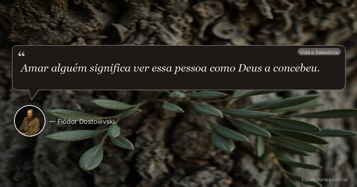 Frase de Fiódor Dostoiévski