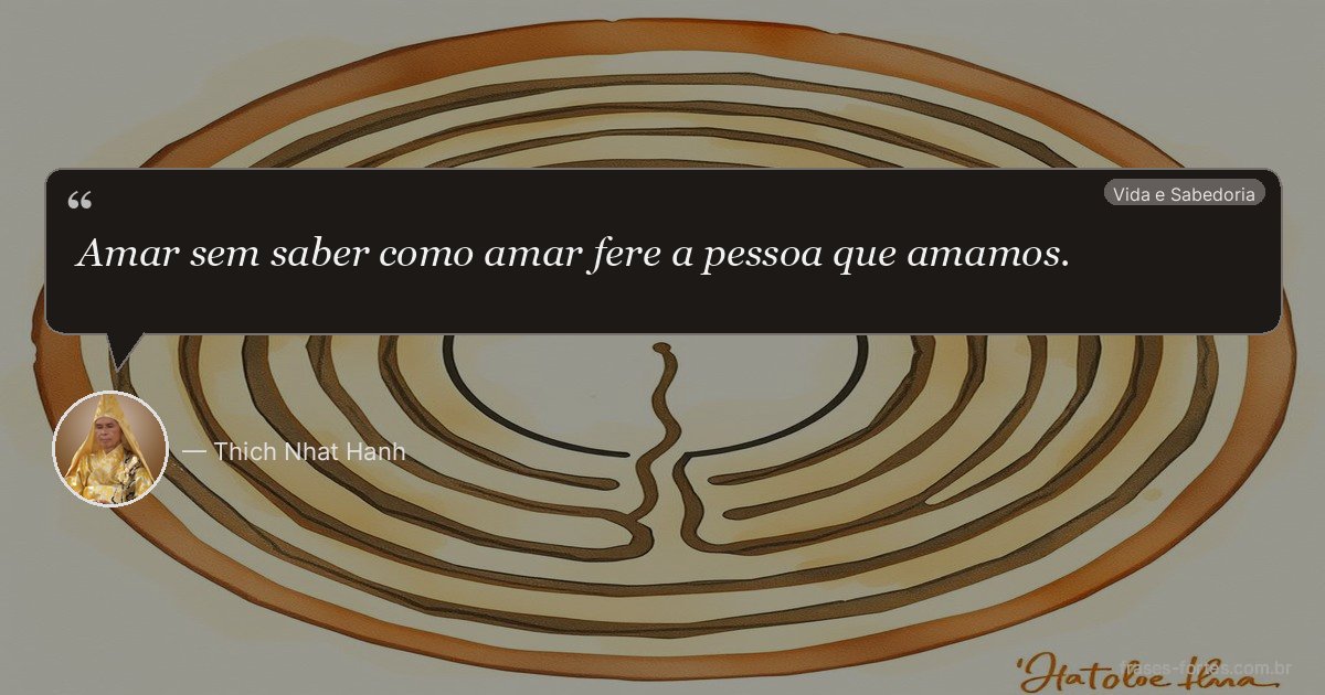 Frase de Thich Nhat Hanh