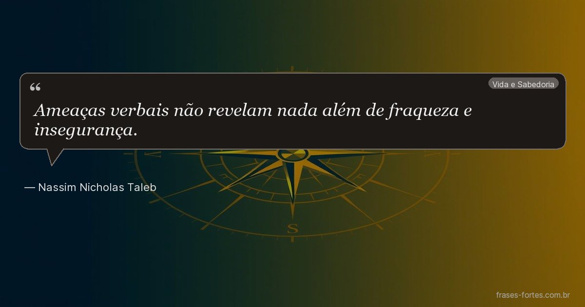 Frase de Nassim Nicholas Taleb